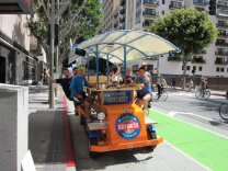 Enjoy CicLAvia from the bar. Rent a Beach Barcycle from Venice and take it all the way downtown. Courtesy of Beach Barcycle