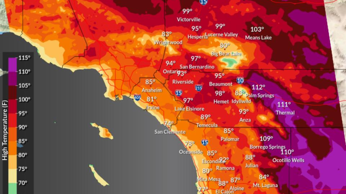 Your SoCal Weather Report For August 8-12: The Heat Strikes Again - Vimarsana News
