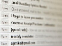 A computer screen inbox displaying unsolicited emails known as 'spam.' Data company Epsilon was hacked this week, revealing millions of email addresses.