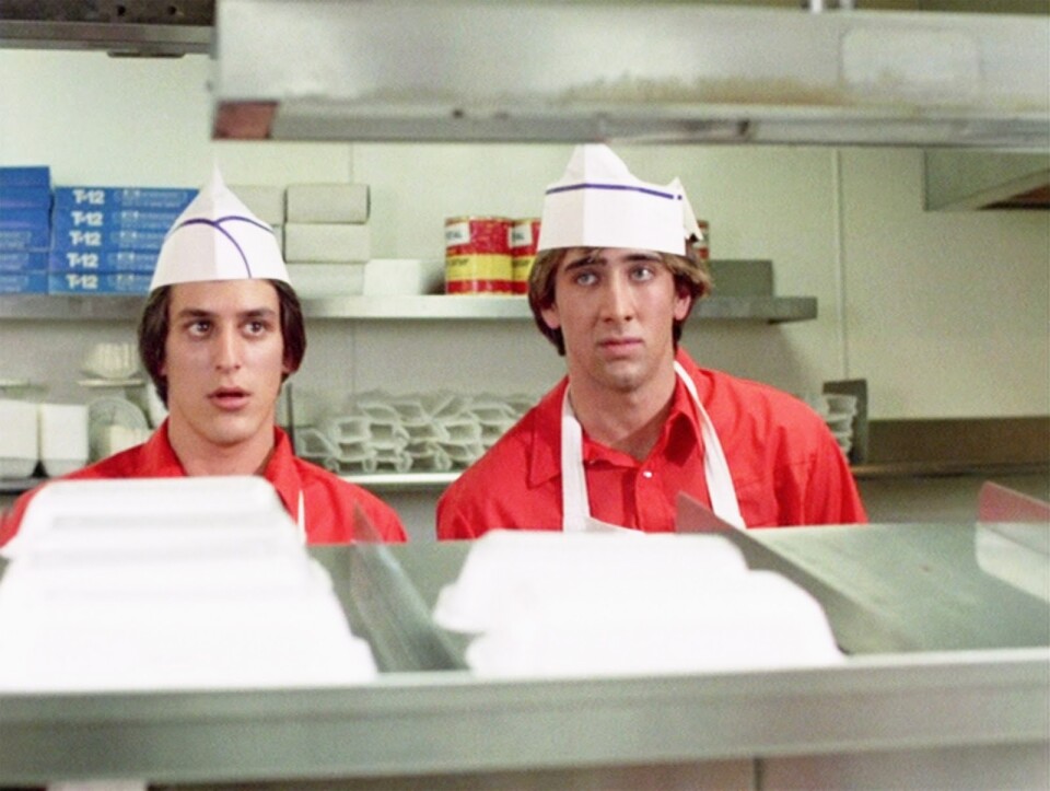 A screen shot of "Fast Times at Ridgemont High," NOT starring Nicolas Cage