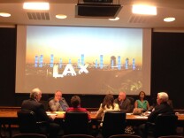 Members of the L.A. City Council met with LAX officials to work on improving emergency evacuation and communications at the airport.