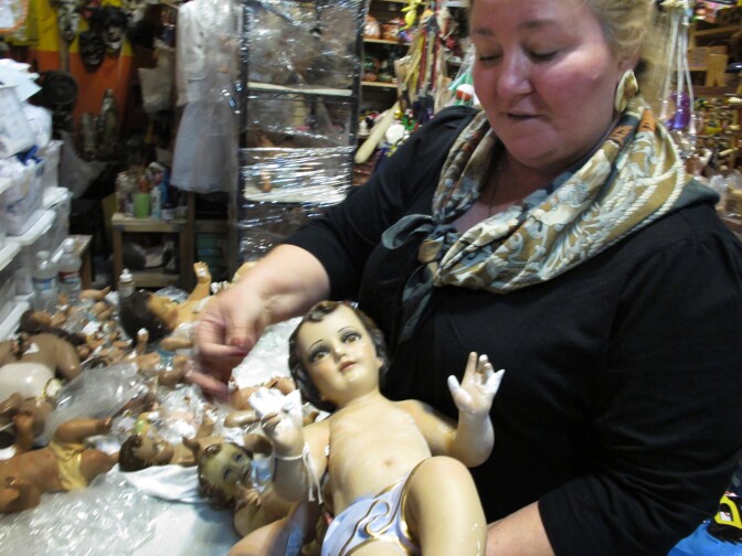 Connie Rivero has repaired baby Jesus' around LA for the past 12 years.