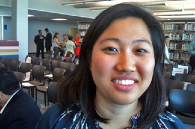 Jaime Kim is one of many undocumented students who witnessed Governor Brown sign the California Dream Act at Los Angeles City College. The new law allows undocumented students access to privately financed scholarships at public colleges, but not public money. That's their next battle.