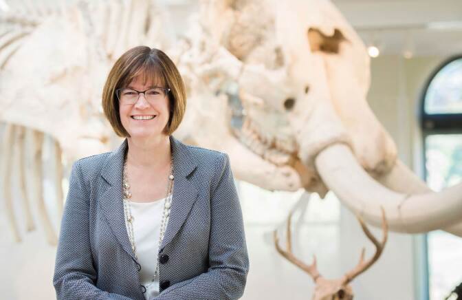 Lori Bettison-Varga, president of the Natural History Museum.