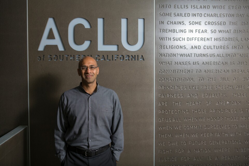 Ahilan Arulanantham, 2016 MacArthur Fellow, ACLU Southern California Offices, Los Angeles, CA, 09.10.2016