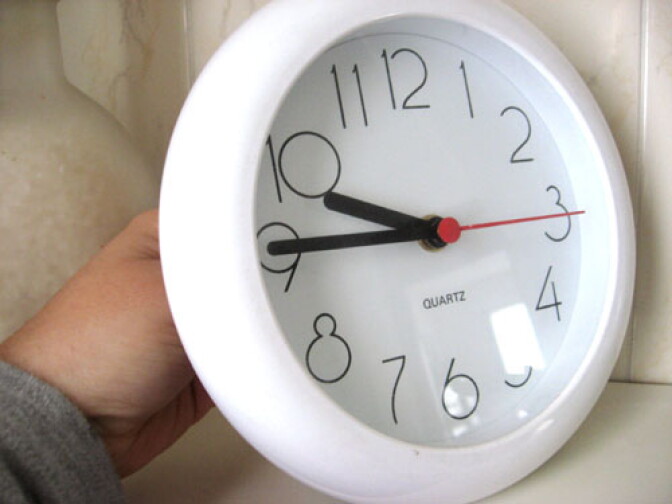 Daylight Saving Time ends Sunday. Remember to reset that clock.
