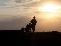 U.S. Marines with 1st Platoon, Company I, 3rd Battalion, 5th Marines (3/5), Regimental Combat Team 2, in Afghanistan.