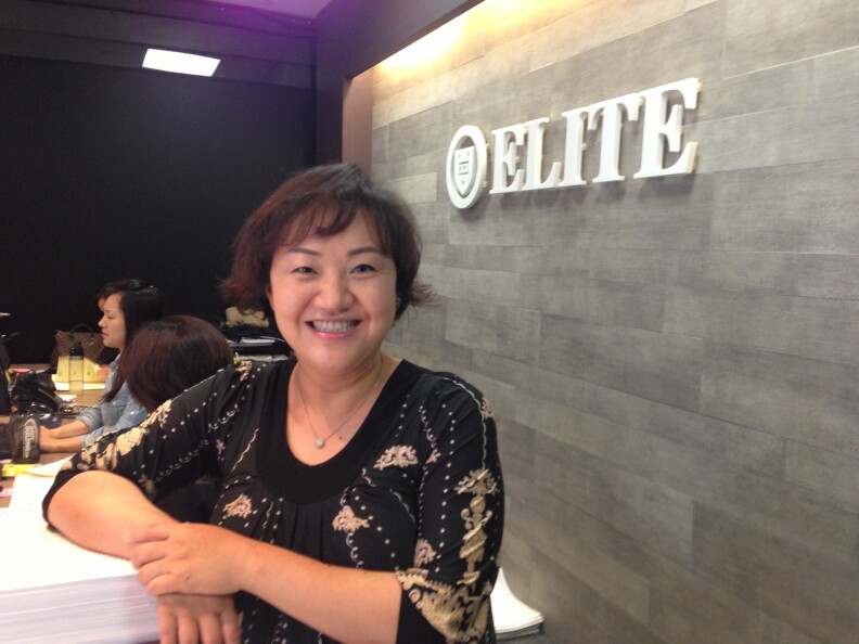 Wonna Kim is director of Elite Educational Institute's LA branch. The company's $2300, 8-week SAT summer boot camp has grown in recent years. 