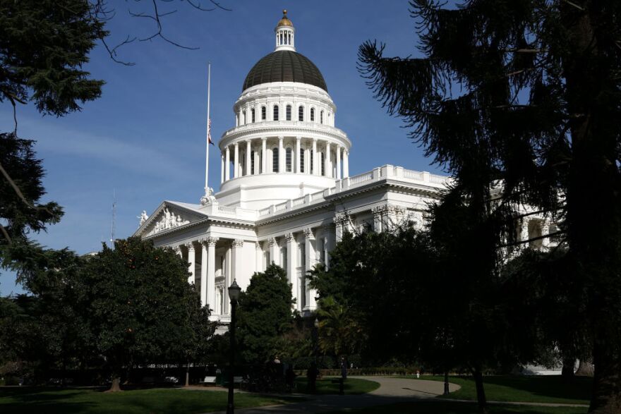 A view of the California State Capitol in Sacramento. The state legislature has announced it will suspend provisions of the Brown Act public meeting law in an effort to shave 96-million in spending over the next three years.