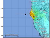 A map of shaking felt.