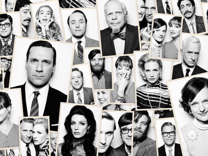 A press kit photo for "Mad Men" season 7.