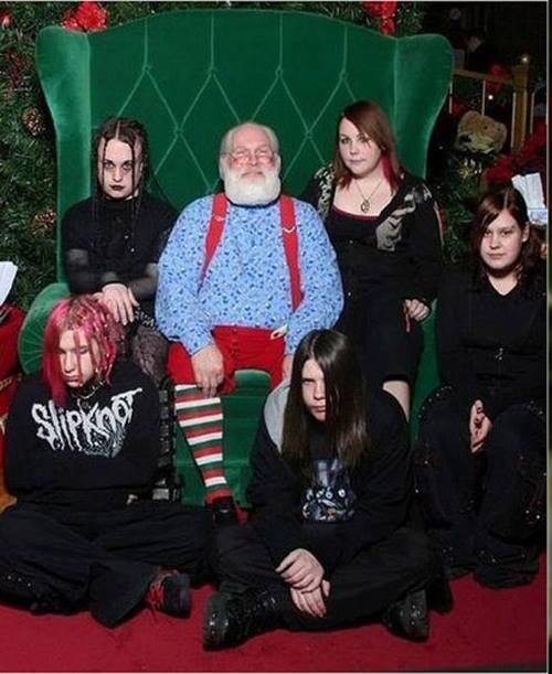 Michael Pesina shared this Santa pic on Facebook. 