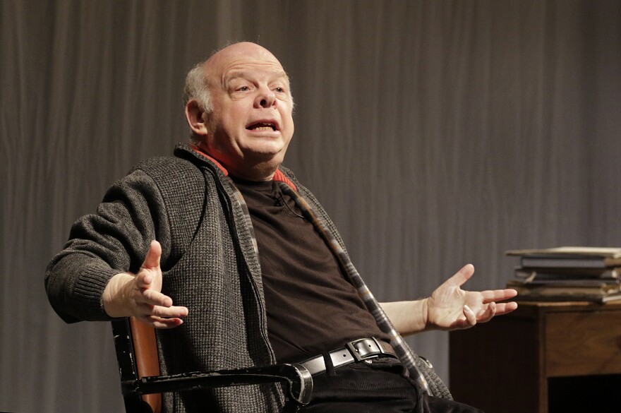 Playwright/actor Wallace Shawn stars in "The Designated Mourner," an eerily relevant play about dissidence and intellectualism.