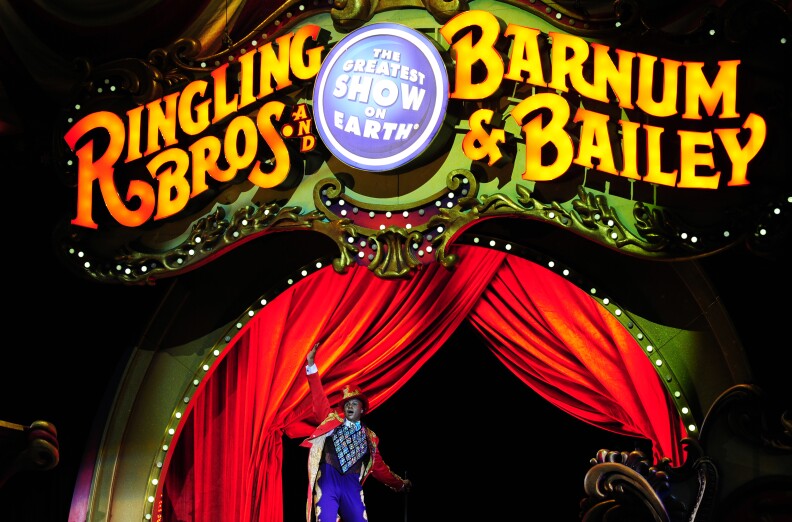 The Ringling Brothers circus is booked at Staples Center until 2016. Its last show attracted 90,000 people in July.