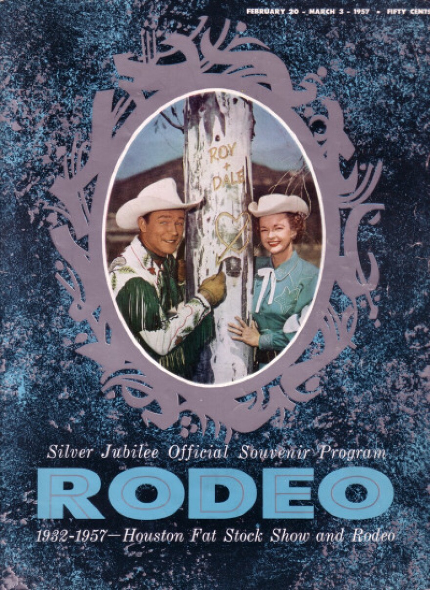 Silver Jubilee Official Souvenir Program, 1932-1957 Houston Fat Stock Show & Rodeo, February/March, 1957.
