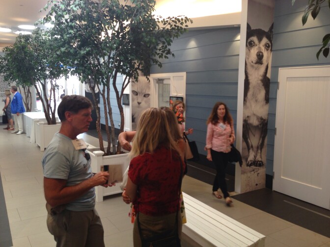 An interior view of the NKLA Pet Adoption Center in West Los Angeles. The center can hold about 150 animals.