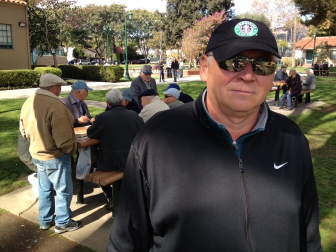 Victor Mikhed is one of many Russian speakers in Southern California closely following the Winter Olympics in Sochi, Russia.