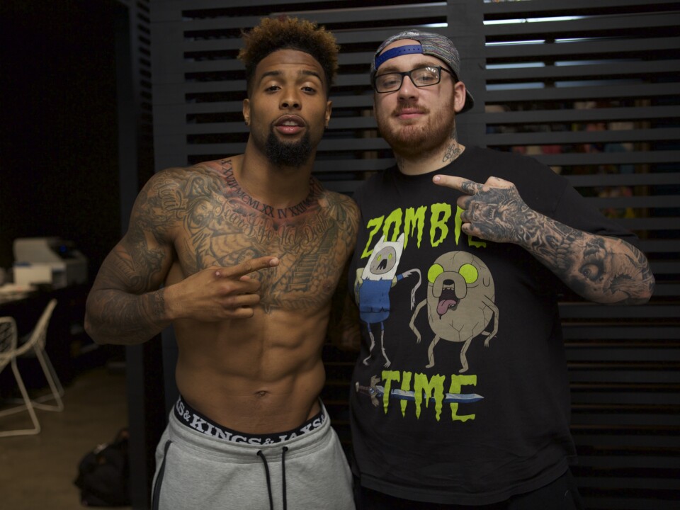 Bang Bang and NFL star Odell Beckham Jr.