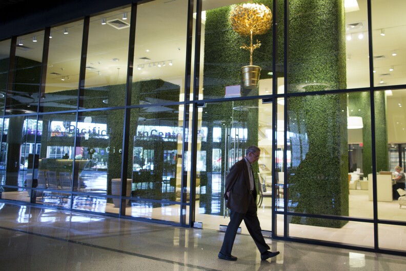 JANUS et Cie's outdoor furniture showroom is one of more than 120 showrooms inside the Pacific Design Center. The center is celebrating its 40th anniversary with "Design Comes of Age," which starts on Wednesday, March 25, 2015.