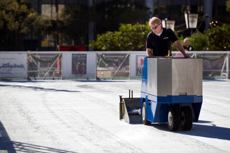How do those ice rinks stay frozen under the blistering SoCal sun? LAist