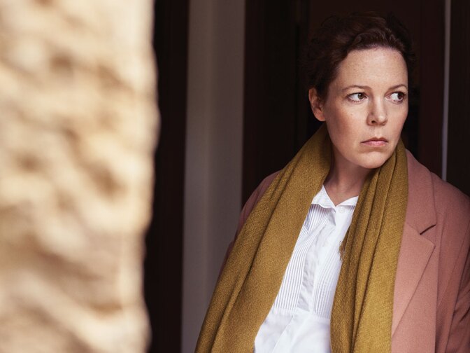Olivia Colman plays the lead detective, Angela Burr, in AMC's "Night Manager"