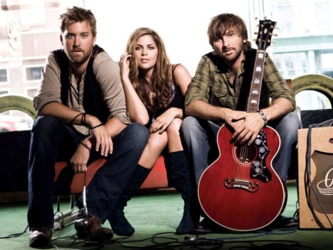 Lady Antebellum's new album is titled <em>Own the Night</em>. Left to right: Charles Kelley, Hilary Scott, Dave Haywood.