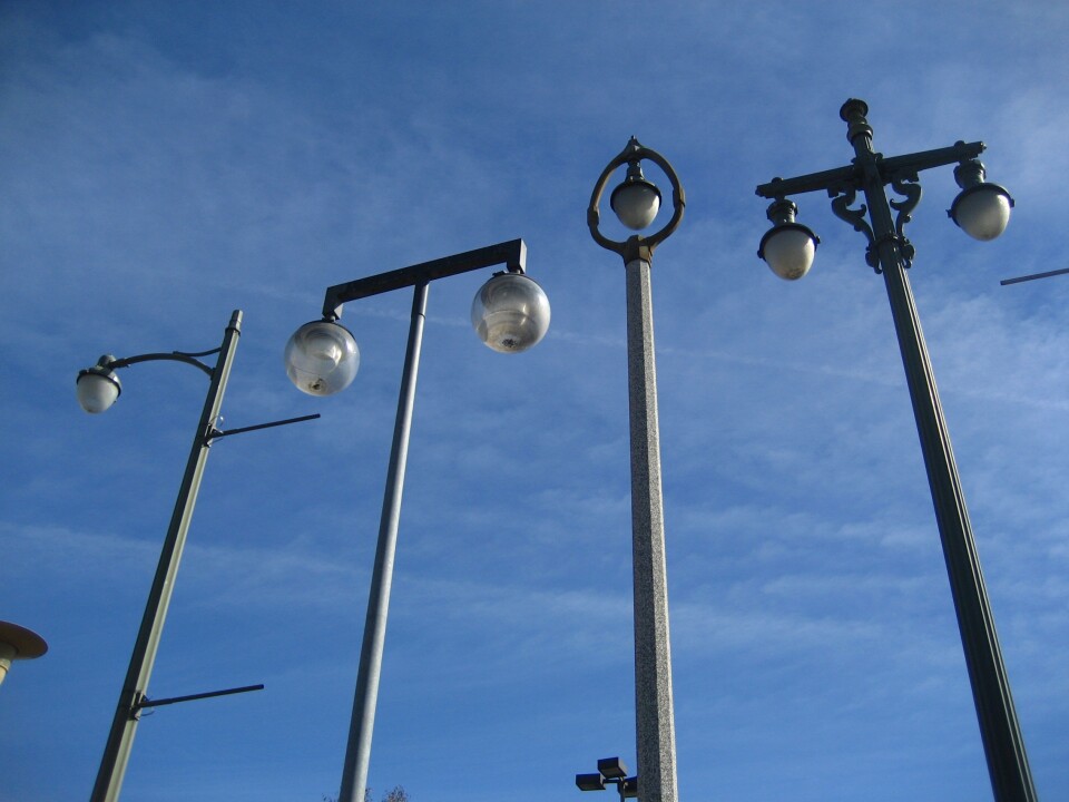 There were 25 street lamps, some dating back to 1925, in the Vermonica installation.