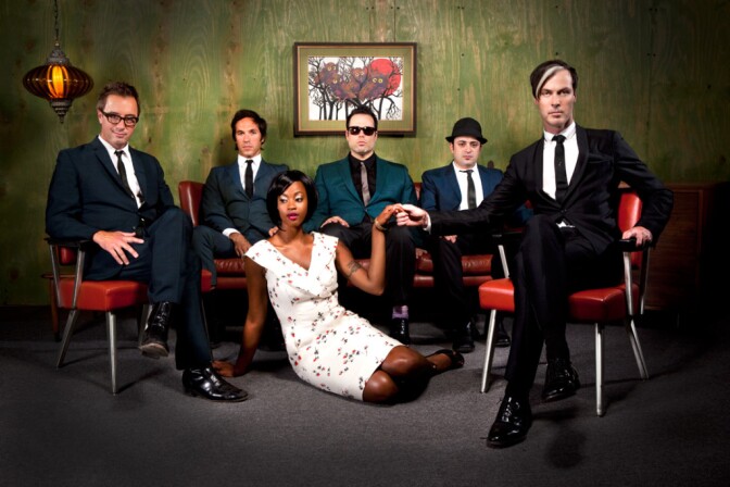 Promotional image of Fitz and the Tantrums. 