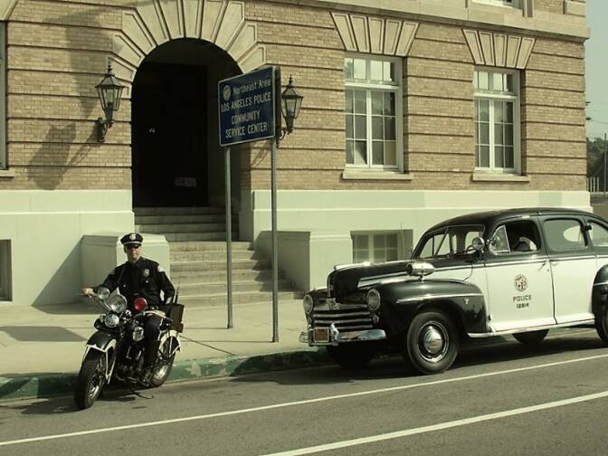 A photograph from the Los Angeles Police Museum in Highland Park.