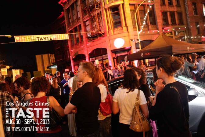 LA Times "The Taste" event. 