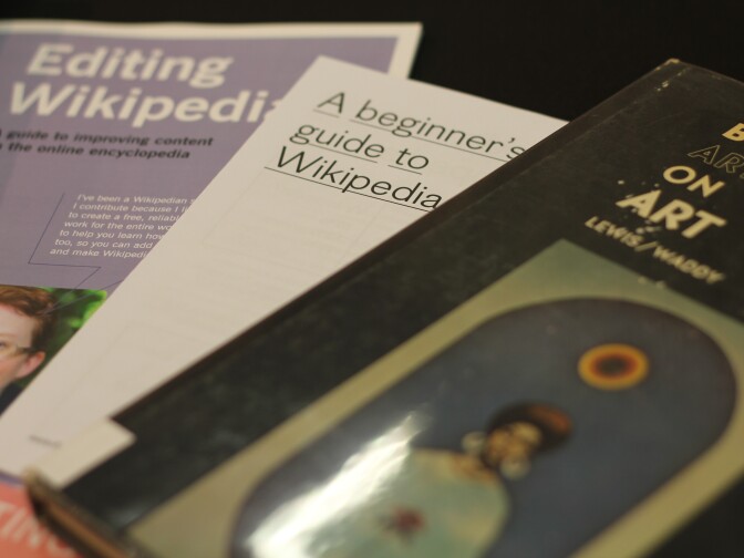 Brochures and books at Unforgetting L.A.'s Wikipedia edit-a-thon 