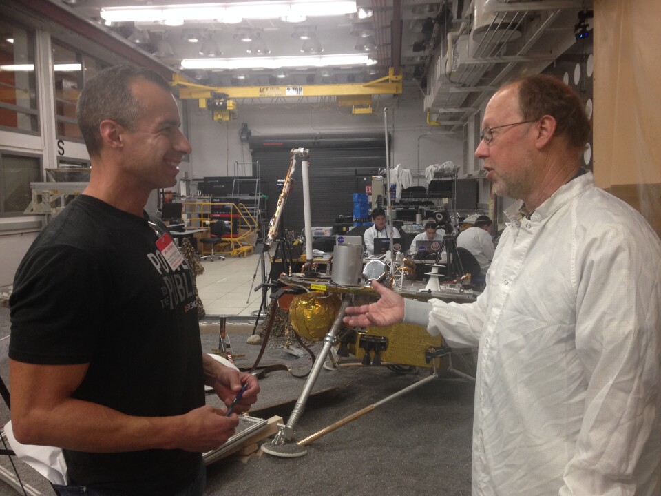 Take Two's A Martinez talks to Bruce Banerdt, principle investigator for the InSight mission, at the Jet Propulsion Lab.