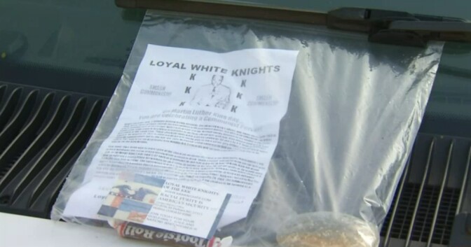 A bag containing anti-Martin Luther King Jr. literature was one of about 40 delivered to residents of a Santa Ana neighborhood on Monday. According to media reports, the literature called King a "communist pervert" and urged residents not to celebrate the famed civil rights leader's birthday.