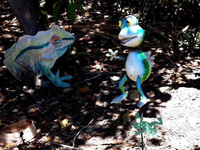 The Santa Barbara Frog Shrine, on Paterna Road, in the Riviera neighborhood.