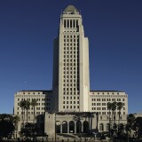 LA's City Hall building. 