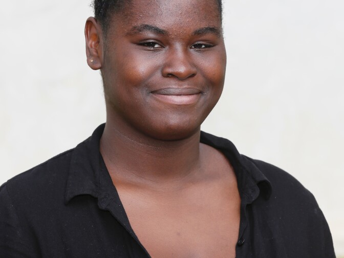 Marjorie McNary goes to John Muir High School in Pasadena.