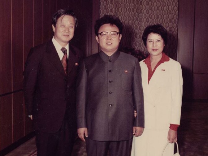 Shin Sang-ok, Kim Jong-il, and Choi Eun-hee in "The Lovers and the Despot," a Magnolia Pictures release.