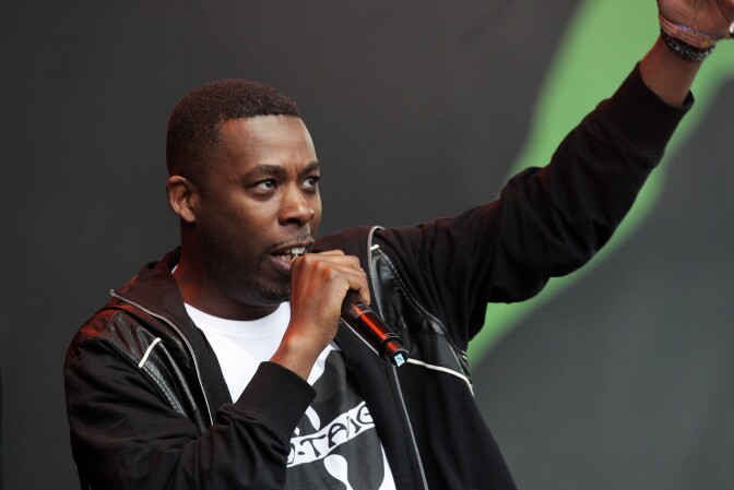 GZA of The Wu-Tang Clan performs at the Glastonbury Festival at Worthy Farm, Pilton on June 24, 2011 in Glastonbury, England. The festival, which started in 1970 when several hundred hippies paid 1 GBP to watch Marc Bolan, has grown into Europe's largest music festival attracting more than 175,000 people over five days. 