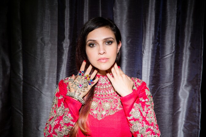 Ariana Delawari, Afghan American musician/filmmaker/activist. Photo by Shelby Duncan. Make Up by Megumi Asai