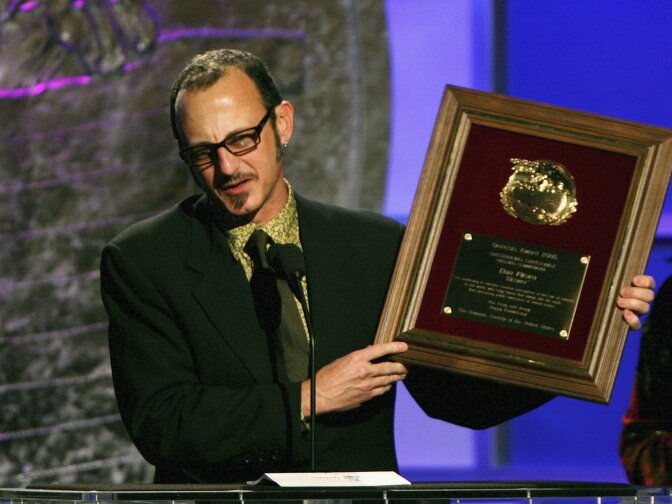 LOS ANGELES, CA - MARCH 18:  Cartoonist Dan Piraro accepts an award at the 20th Anniversary Genesis Awards Show at the Beverly Hilton Hotel on March 18, 2006 in Los Angeles, California.  (Photo by Michael Buckner/Getty Images)