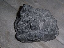 A lump of coal.