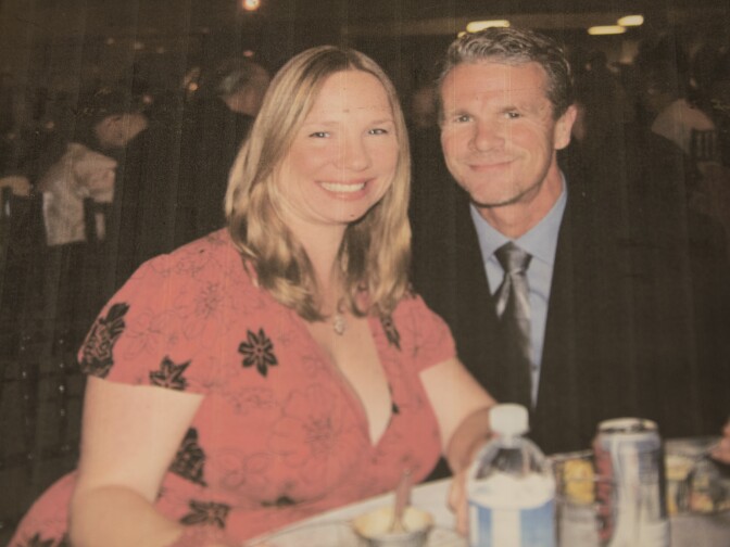 A photograph of Bob and Lisa Patterson of Lomita, Calif. Lisa Patterson was killed during the Oct. 1 attack in Las Vegas.