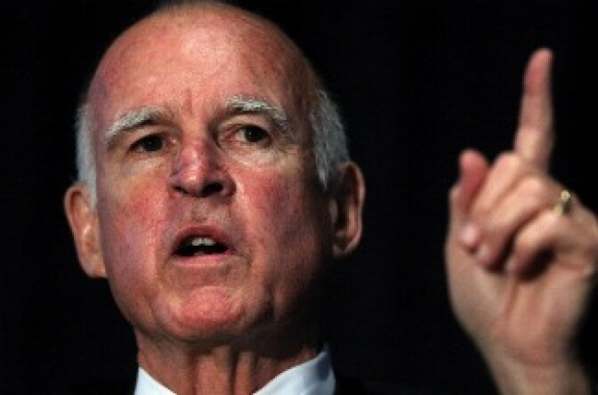 California Gov. Jerry Brown.