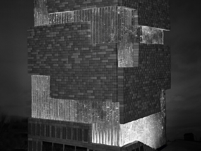 Museum Aan de Stroom (MAS), Antwerp, Neutelings Riedijk Architects. Gingerbread, lego candy, hard candy, sesame candy, chocolate, bubble gum, sour rolls.
