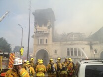 A 3-alarm fire damaged the historic Crouch Memorial Church Tuesday.