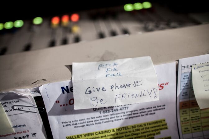 A note says "Give phone #" Be Friendly!