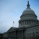 WASHINGTON - SEPTEMBER 27: The U.S. Capitol is shown during a rare Saturday session on Capitol Hill September 27, 2008 in Washington DC. Negotiations continue today in Congress on current financial bailout package.  (Photo by Mark Wilson/Getty Images)