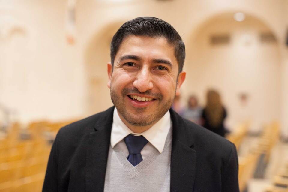 Arturo Carmona at the 34th Congressional District Candidate Forum at Eagle Rock High School on Wednesday, Mar. 23, 2017.  