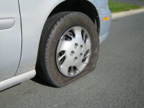 Heat causes air in tires to expand by as much as 20 percent, increasing the likelihood of flat tires.