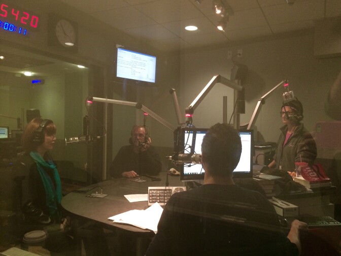 Take Two hosts Alex Cohen and A Martinez were joined in studio by Stephanie Edwards and Bob Eubanks. 